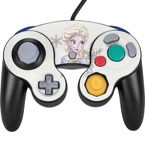 Disney Frozen Elsa Snowflakes Art Nintendo GameCube Controller Skin