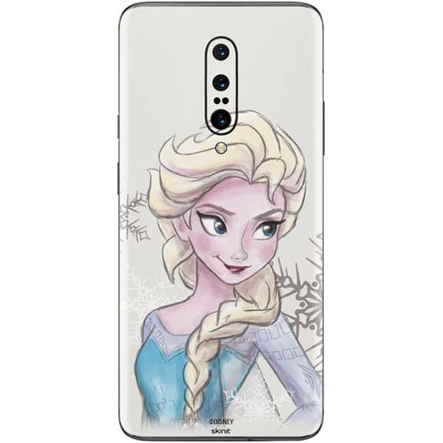 Disney Frozen Elsa Snowflakes Art OnePlus 7 Pro Skin