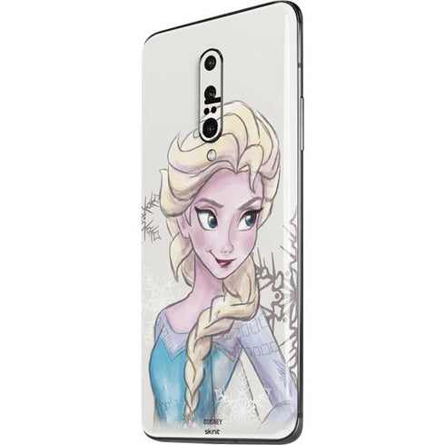 Disney Frozen Elsa Snowflakes Art OnePlus 7 Pro Skin