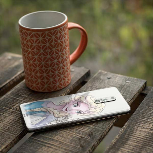 Disney Frozen Elsa Snowflakes Art OnePlus 7 Pro Skin
