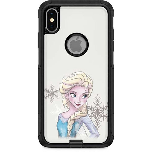 Disney Frozen Elsa Snowflakes Art Otterbox Commuter iPhone Skin