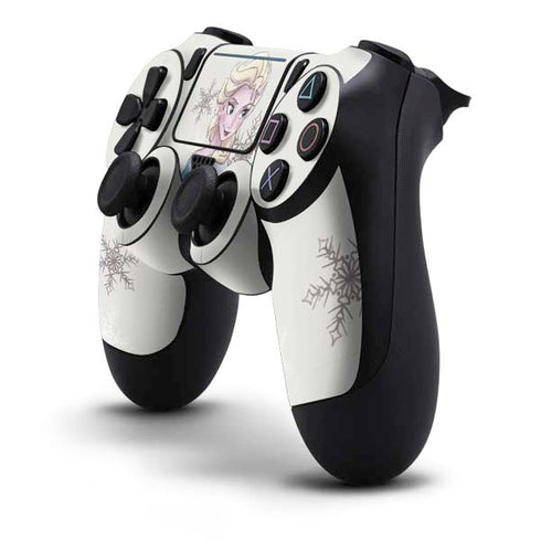 Disney Frozen Elsa Snowflakes Art PS4 Pro/Slim Controller Skin