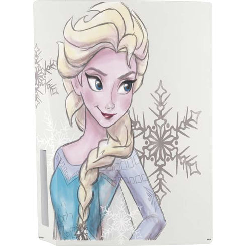 Disney Frozen Elsa Snowflakes Art PS5 Bundle Skin