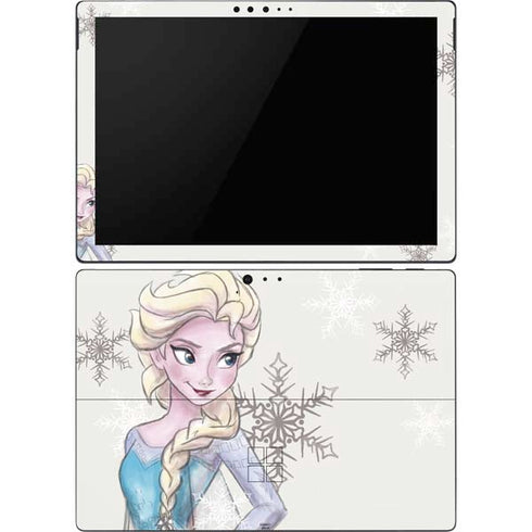 Disney Frozen Elsa Snowflakes Art Surface Pro 6 Skin
