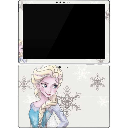 Disney Frozen Elsa Snowflakes Art Surface Pro 7 Skin