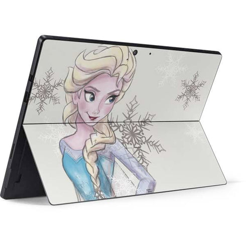 Disney Frozen Elsa Snowflakes Art Surface Pro 7 Skin