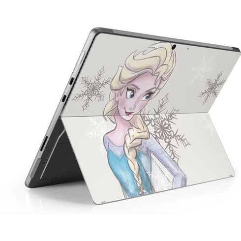 Disney Frozen Elsa Snowflakes Art Surface Pro 8 Skin