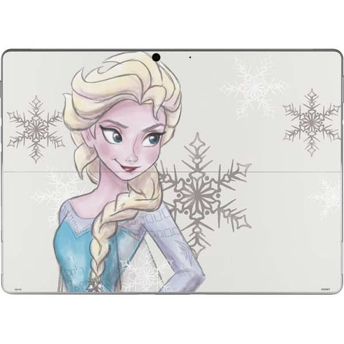 Disney Frozen Elsa Snowflakes Art Surface Pro 9 Skin