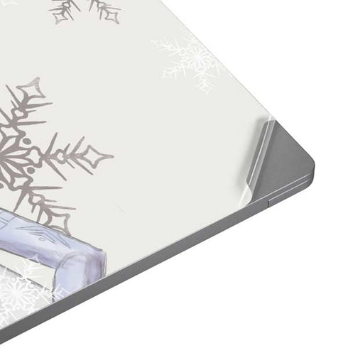 Disney Frozen Elsa Snowflakes Art Universal Laptop 12in (9.8 x 6.8in) Skin