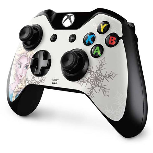 Disney Frozen Elsa Snowflakes Art Xbox One Controller Skin