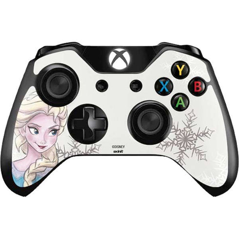 Disney Frozen Elsa Snowflakes Art Xbox One Controller Skin