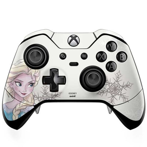 Disney Frozen Elsa Snowflakes Art Xbox One Elite Controller Skin