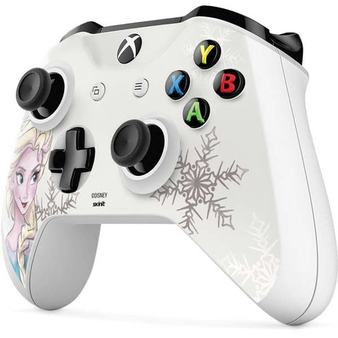 Disney Frozen Elsa Snowflakes Art Xbox One S All-Digital Edition Bundle Skin