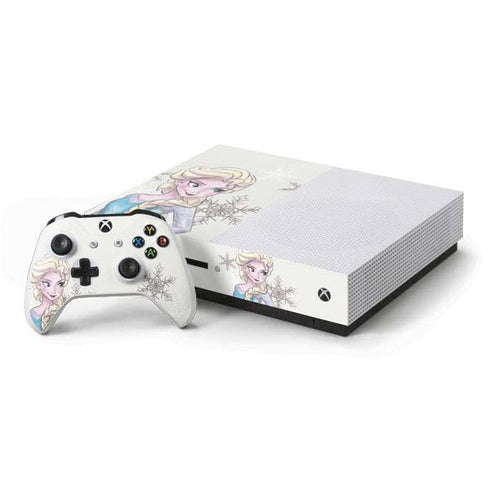 Disney Frozen Elsa Snowflakes Art Xbox One Skins