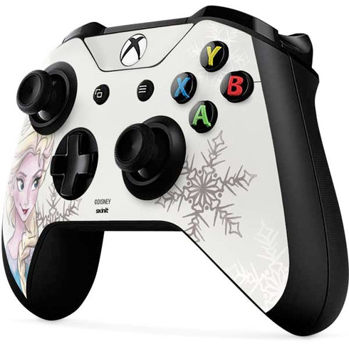 Disney Frozen Elsa Snowflakes Art Xbox One X Controller Skin