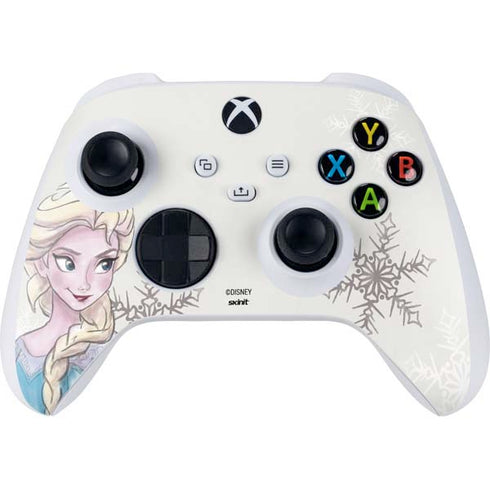 Disney Frozen Elsa Snowflakes Art Xbox Series S Controller Skin