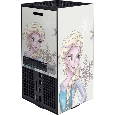 Disney Frozen Elsa Snowflakes Art Xbox Series X Bundle Skin