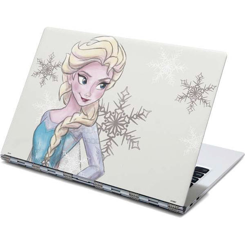 Disney Frozen Elsa Snowflakes Art Yoga 910 2-in-1 14in Touch-Screen Skin