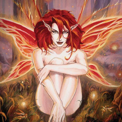 Ember Fire Fairy by Ruth Thompson Dell Alienware Skin