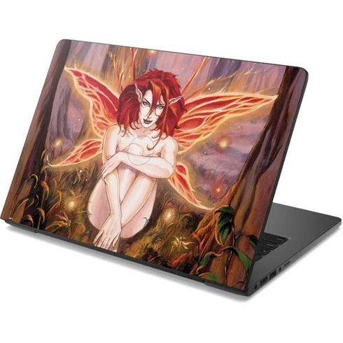 Ruth Thompson Ember Fire Fairy Dell Chromebook Skin