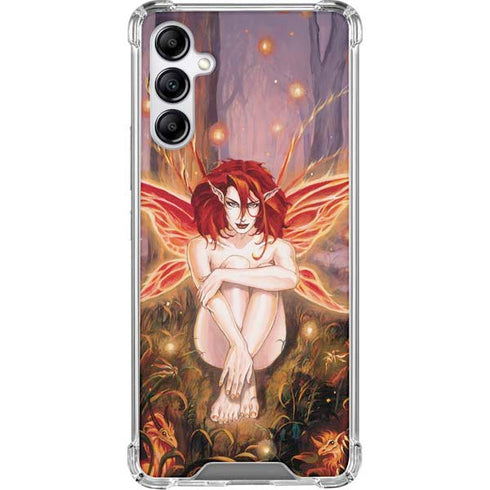 Ember Fire Fairy by Ruth Thompson Galaxy A15 5G Clear Case