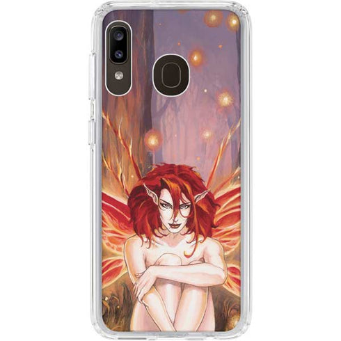 Ruth Thompson Ember Fire Fairy Galaxy A20 Clear Case