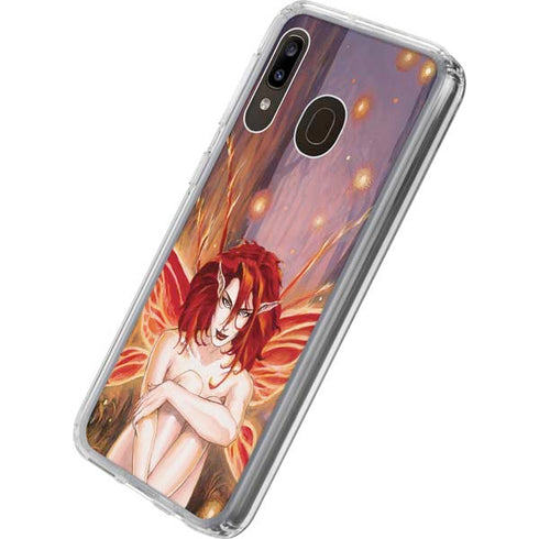 Ruth Thompson Ember Fire Fairy Galaxy A20 Clear Case