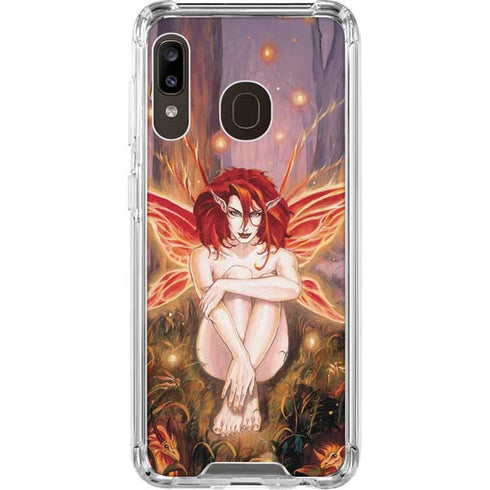 Ruth Thompson Ember Fire Fairy Galaxy A30 Clear Case