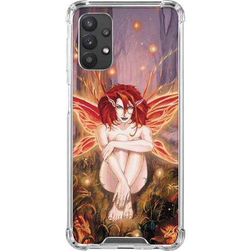 Ruth Thompson Ember Fire Fairy Galaxy A32 5G Clear Case