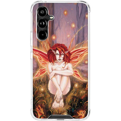 Ember Fire Fairy by Ruth Thompson Galaxy A54 5G Clear Case