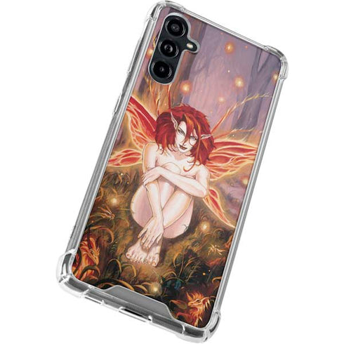 Ember Fire Fairy by Ruth Thompson Galaxy A54 5G Clear Case