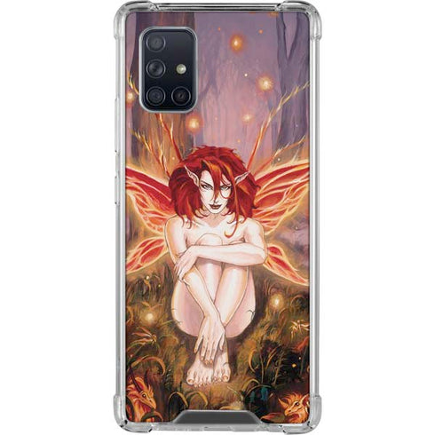 Ruth Thompson Ember Fire Fairy Galaxy A71 5G Clear Case
