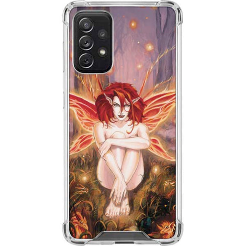 Ruth Thompson Ember Fire Fairy Galaxy A72 5G Clear Case