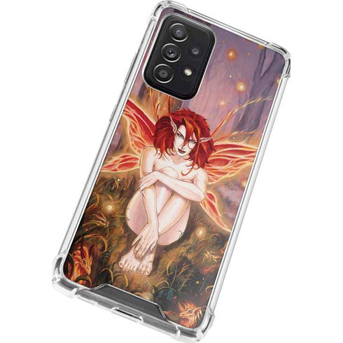 Ruth Thompson Ember Fire Fairy Galaxy A72 5G Clear Case