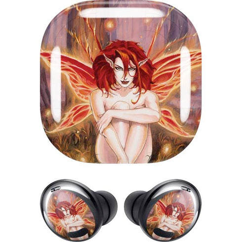 Ruth Thompson Ember Fire Fairy Galaxy Buds Pro Skin