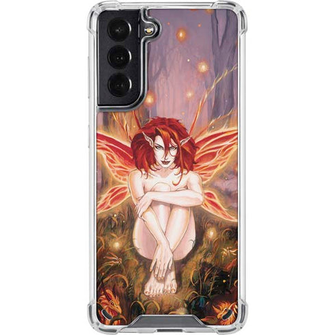 Ruth Thompson Ember Fire Fairy Galaxy S21 5G Clear Case