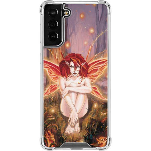 Ruth Thompson Ember Fire Fairy Galaxy S21 FE Clear Case