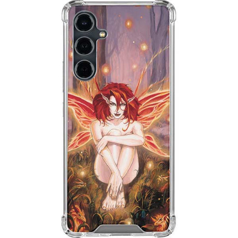 Ember Fire Fairy by Ruth Thompson Galaxy S23 FE Clear Case