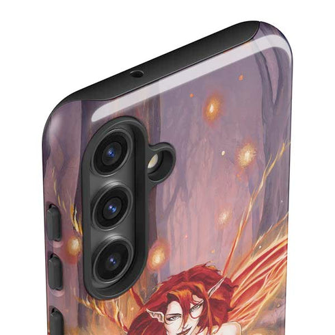 Ember Fire Fairy by Ruth Thompson Galaxy S24 Plus Impact Case
