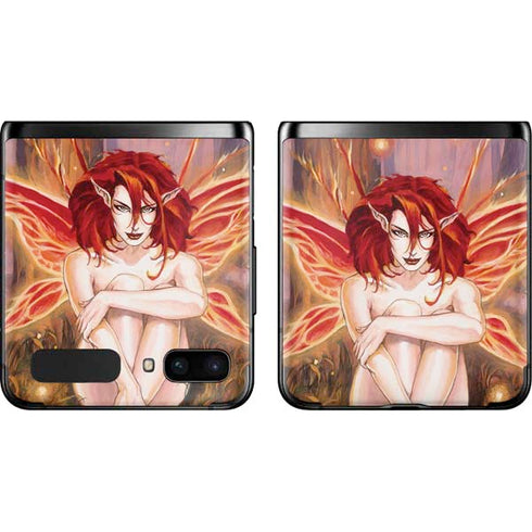 Ruth Thompson Ember Fire Fairy Galaxy Z Flip Skin