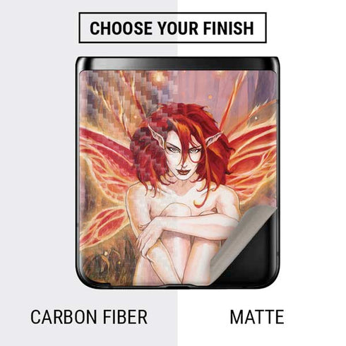 Ruth Thompson Ember Fire Fairy Galaxy Z Flip Skin