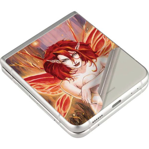 Ruth Thompson Ember Fire Fairy Galaxy Z Flip3 5G Skin