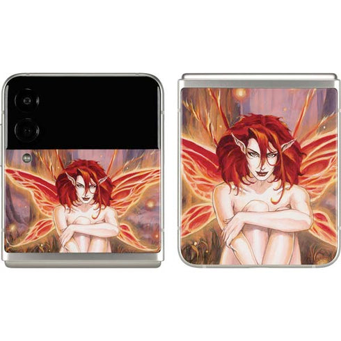 Ruth Thompson Ember Fire Fairy Galaxy Z Flip3 5G Skin