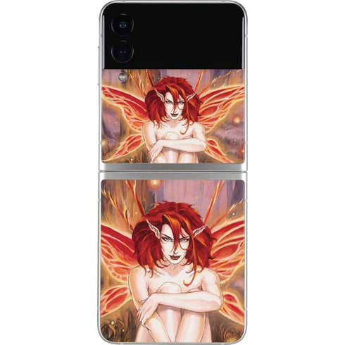 Ruth Thompson Ember Fire Fairy Galaxy Z Flip4 5G Skin