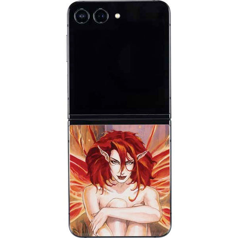Ember Fire Fairy by Ruth Thompson Galaxy Z Flip5 5G Skin