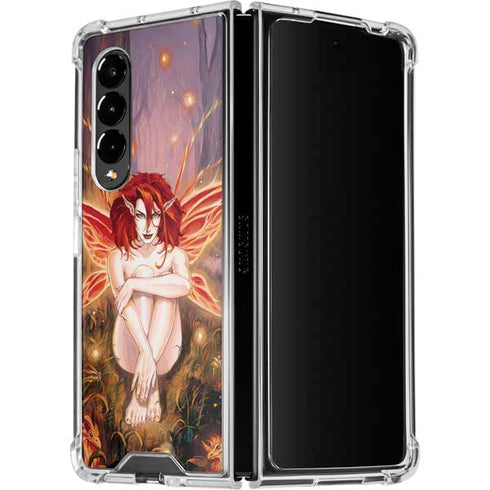 Ruth Thompson Ember Fire Fairy Galaxy Z Fold4 5G Clear Case