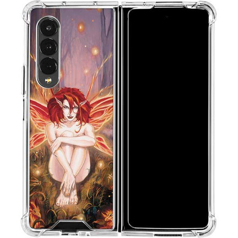 Ruth Thompson Ember Fire Fairy Galaxy Z Fold4 5G Clear Case