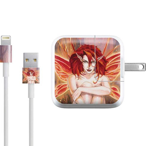 Ruth Thompson Ember Fire Fairy iPad Charger (10W USB) Skin