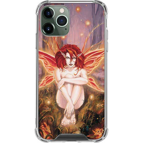 Ember Fire Fairy by Ruth Thompson iPhone 11 Pro Max Clear Case