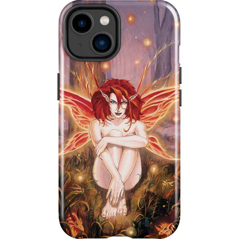Ember Fire Fairy by Ruth Thompson iPhone 15 Plus Impact Case